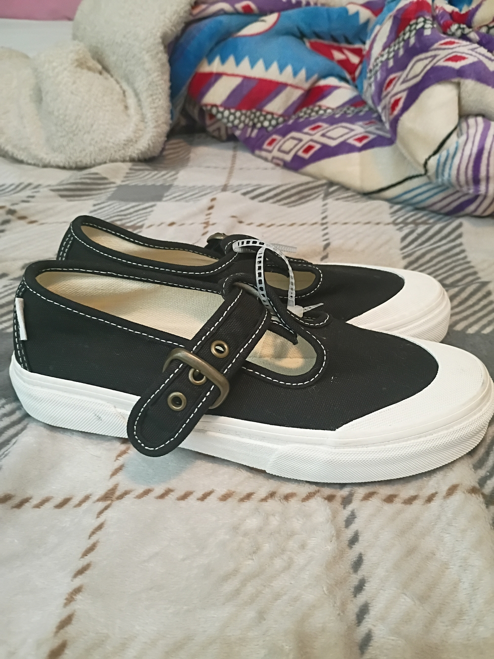 Vans Mary Jane Shoes Size 6 Women 22.5 Cm - Picture 3 of 8